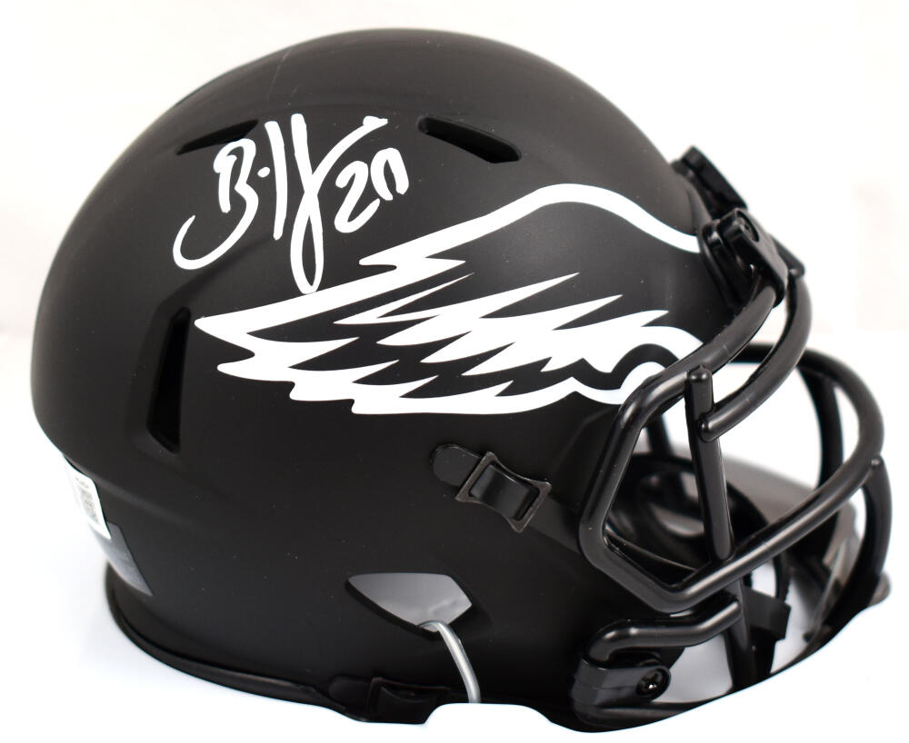 Brian Dawkins Autographed Philadelphia Eagles Eclipse Speed Mini Helmet- Beckett W Hologram *White